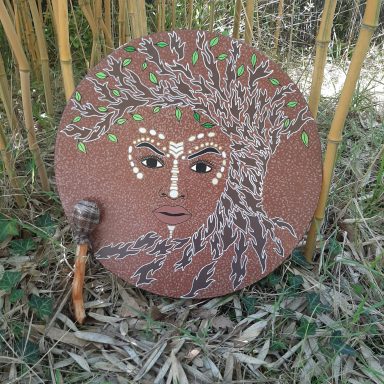 Peau avec dessin élaboré