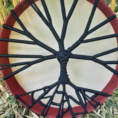 Cadre dessin modest (teinture rouge)