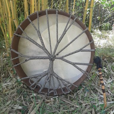 Tressage arbre de vie en cordes écrues